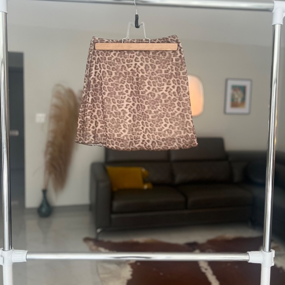 Leopard mini A-line mini skirt XS - Picture 4 of 6